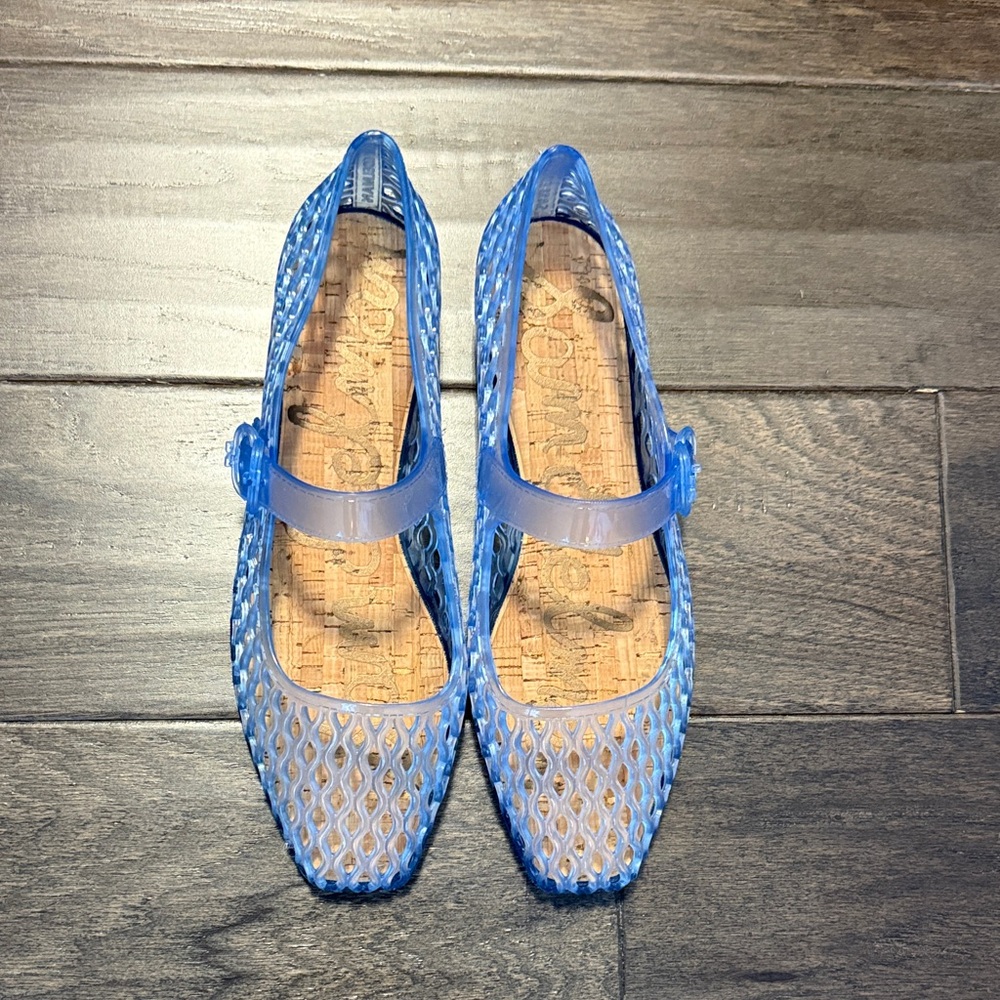 Sam Edelman Light Blue Mesh Loafers